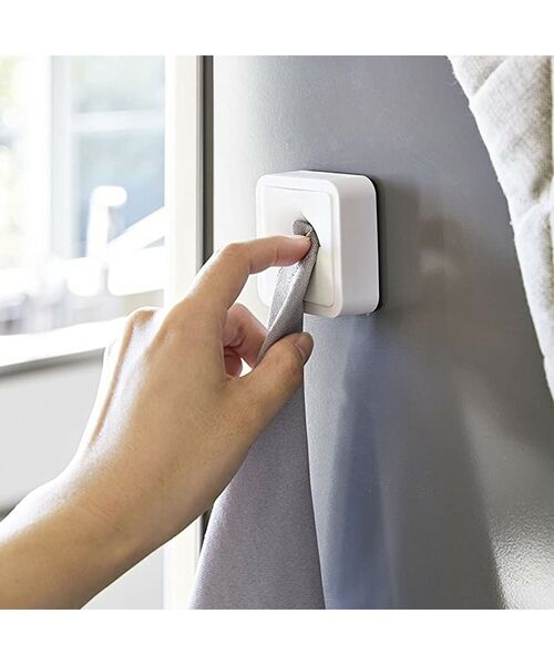 212 KITCHEN STORE / トゥーワントゥーキッチン ストア キッチンツール | マグネットタオルホルダー WH 山崎実業 ＜tower タワー＞ | 詳細1