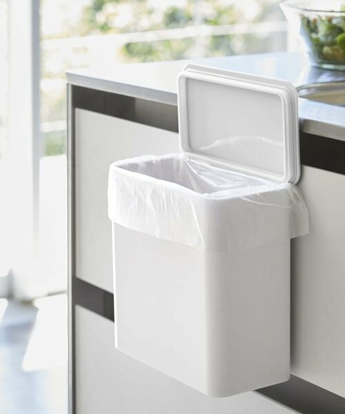 212 KITCHEN STORE / トゥーワントゥーキッチン ストア キッチンツール | マグネット&シンク扉ゴミ箱 WH 山崎実業 ＜tower タワー＞ | 詳細1