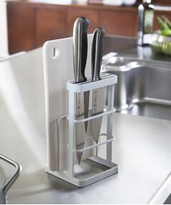 212 KITCHEN STORE / トゥーワントゥーキッチン ストア キッチンツール | カッティングボード&ナイフスタンド WH 山崎実業 ＜tower タワー＞