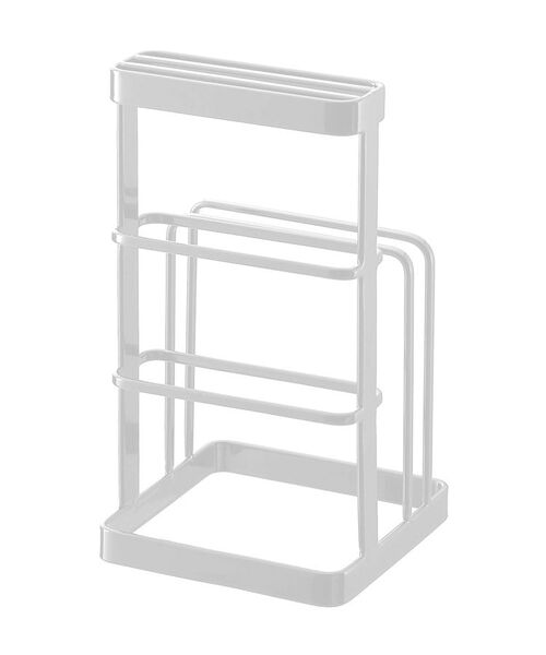212 KITCHEN STORE / トゥーワントゥーキッチン ストア キッチンツール | カッティングボード&ナイフスタンド WH 山崎実業 ＜tower タワー＞ | 詳細1