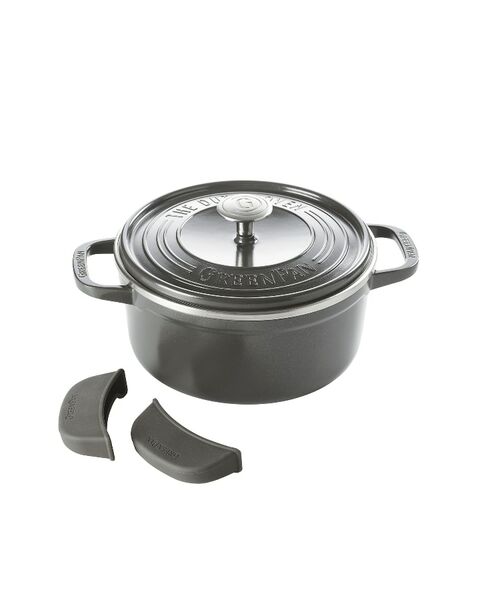 212 KITCHEN STORE / トゥーワントゥーキッチン ストア キッチンツール | フェザーウェイト ココットラウンド 22cm GY ＜GreenPan グリーンパン＞ | 詳細2