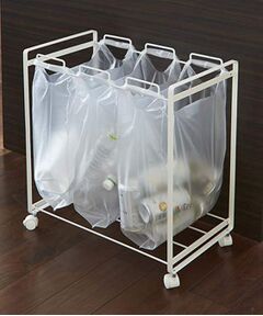 212 KITCHEN STORE / トゥーワントゥーキッチン ストア インテリア・インテリア雑貨 | 分別ダストワゴン 3分別 WH 山崎実業 ＜tower タワー＞