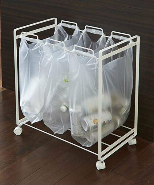 212 KITCHEN STORE / トゥーワントゥーキッチン ストア インテリア・インテリア雑貨 | 分別ダストワゴン 3分別 WH 山崎実業 ＜tower タワー＞ | 詳細1