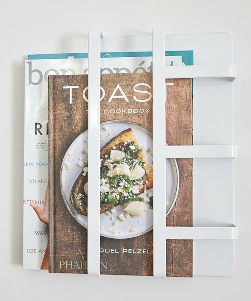 212 KITCHEN STORE / トゥーワントゥーキッチン ストア キッチンツール | マグネット冷蔵庫レシピラック WH 山崎実業 ＜tower タワー＞ | 詳細3