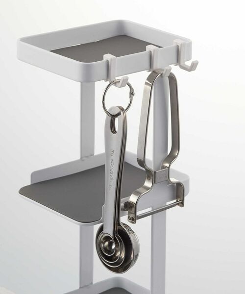 212 KITCHEN STORE / トゥーワントゥーキッチン ストア キッチンツール | 調味料ストッカー&ラック3段スリム WH 山崎実業 ＜tower タワー＞ | 詳細3