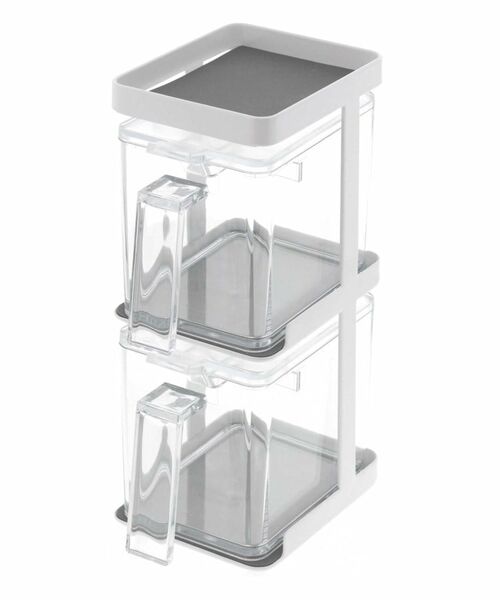 212 KITCHEN STORE / トゥーワントゥーキッチン ストア キッチンツール | 調味料ストッカー&ラック3段スリム WH 山崎実業 ＜tower タワー＞ | 詳細4