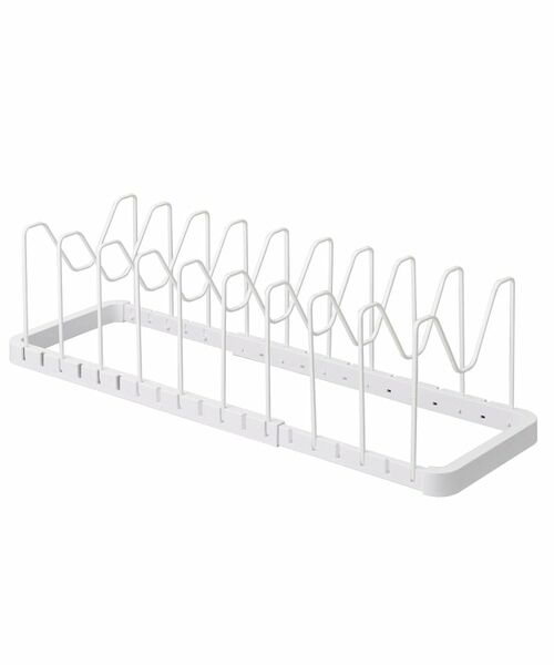 212 KITCHEN STORE / トゥーワントゥーキッチン ストア キッチンツール | シンク下伸縮鍋蓋&フライパンスタンド WH 山崎実業 ＜tower タワー＞ | 詳細4