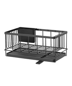 212 KITCHEN STORE / トゥーワントゥーキッチン ストア インテリア・インテリア雑貨 | シンク上伸縮システムラック用水切りバスケット L BK 山崎実業 ＜tower タワー＞