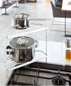 212 KITCHEN STORE / トゥーワントゥーキッチン ストア キッチンツール | tower (タワー) キッチンコーナーラック WH