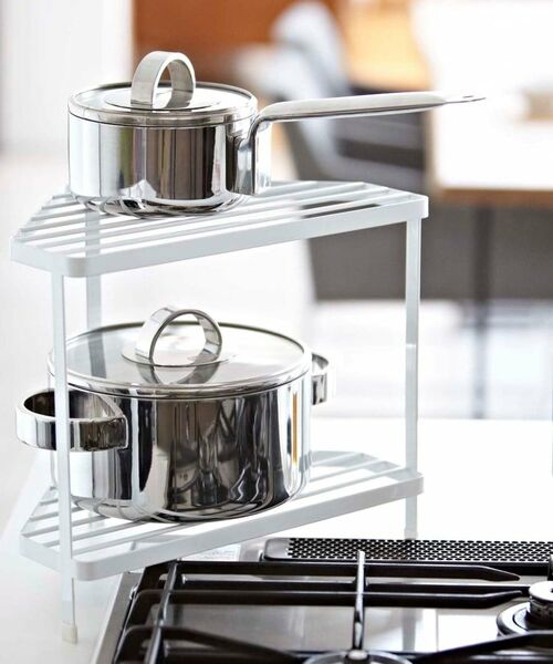 212 KITCHEN STORE / トゥーワントゥーキッチン ストア キッチンツール | tower (タワー) キッチンコーナーラック WH | 詳細3