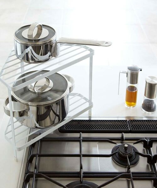 212 KITCHEN STORE / トゥーワントゥーキッチン ストア キッチンツール | tower (タワー) キッチンコーナーラック WH | 詳細4