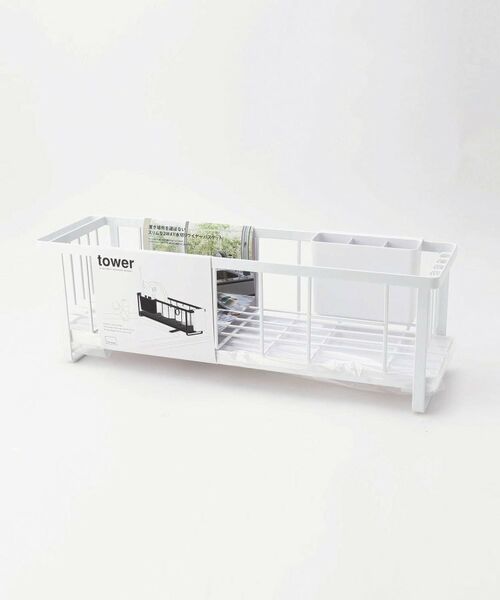 212 KITCHEN STORE / トゥーワントゥーキッチン ストア インテリア・インテリア雑貨 | スリム2wayワイヤーバスケット WH 山崎実業 ＜tower タワー＞ | 詳細1
