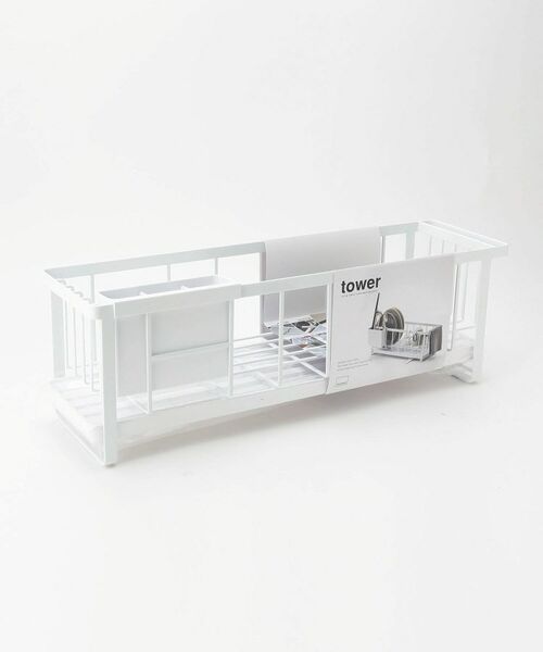 212 KITCHEN STORE / トゥーワントゥーキッチン ストア インテリア・インテリア雑貨 | スリム2wayワイヤーバスケット WH 山崎実業 ＜tower タワー＞ | 詳細2