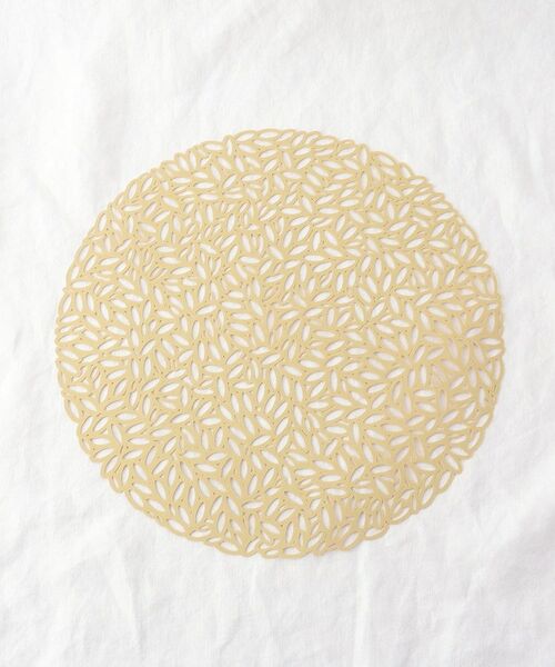 212 KITCHEN STORE / トゥーワントゥーキッチン ストア インテリア・生活雑貨・ホビー・ステーショナリー | リーフプレイスマット ゴールド | 詳細2