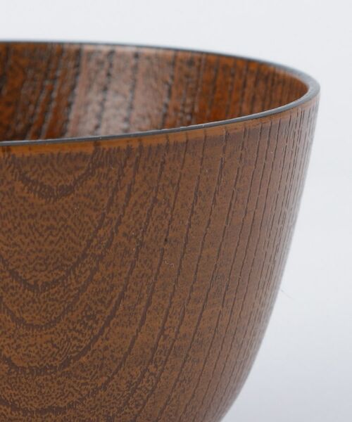 212 KITCHEN STORE / トゥーワントゥーキッチン ストア 食器 | レンジ京型欅杢目汁椀　栃塗 | 詳細3