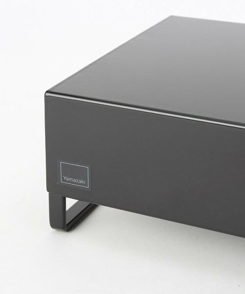 212 KITCHEN STORE / トゥーワントゥーキッチン ストア キッチンツール | 奥行ワイド棚付き伸縮排気口カバー BK 山崎実業 ＜tower タワー＞ | 詳細5