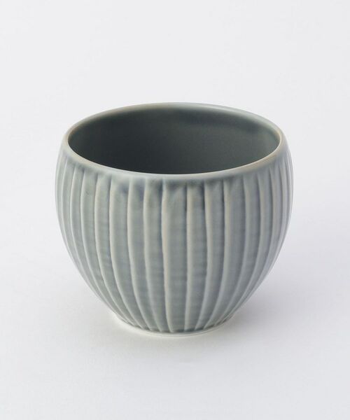 212 KITCHEN STORE / トゥーワントゥーキッチン ストア 食器 | 彫刻紋 (藍墨) 小碗 草林彫 | 詳細1