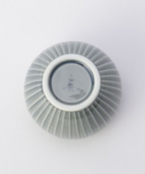 212 KITCHEN STORE / トゥーワントゥーキッチン ストア 食器 | 彫刻紋 (藍墨) 小碗 草林彫 | 詳細4