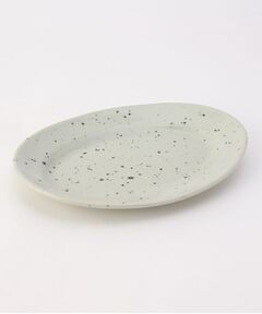 212 KITCHEN STORE / トゥーワントゥーキッチン ストア 食器 | 信楽 オーバル皿 24cm 斑点 ＜Homeland ホームランド＞