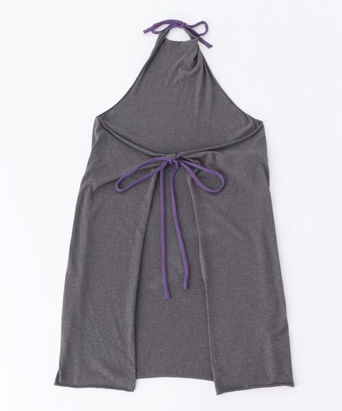 212 KITCHEN STORE / トゥーワントゥーキッチン ストア インテリア・生活雑貨・ホビー・ステーショナリー | ニットエプロンＷ ダークグレー×パープル ＜Homeland ホームランド＞ | 詳細2