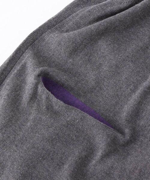 212 KITCHEN STORE / トゥーワントゥーキッチン ストア インテリア・生活雑貨・ホビー・ステーショナリー | ニットエプロンＷ ダークグレー×パープル ＜Homeland ホームランド＞ | 詳細3