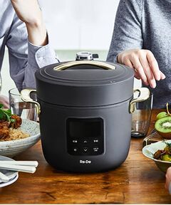 212 KITCHEN STORE / トゥーワントゥーキッチン ストア キッチンツール | リデポット 電気圧力鍋 2L BK ＜Re・De リデ＞