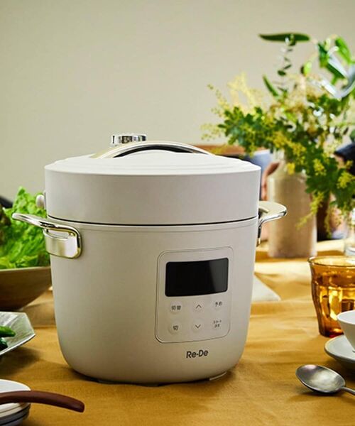 212 KITCHEN STORE / トゥーワントゥーキッチン ストア キッチンツール | リデポット 電気圧力鍋 2L WH ＜Re・De リデ＞ | 詳細1