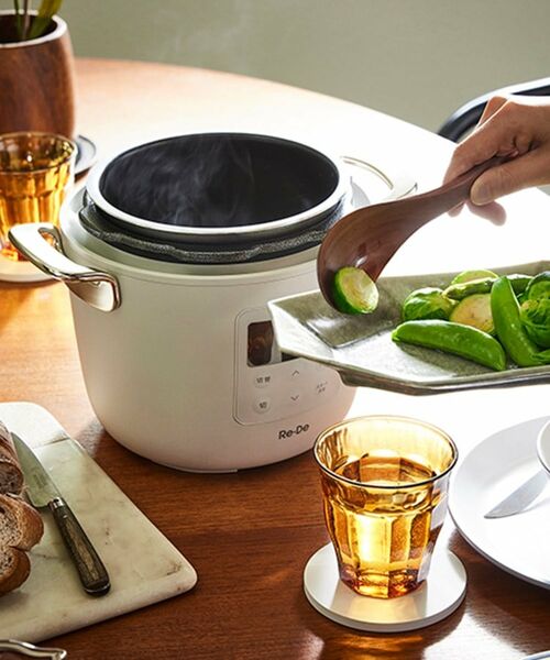 212 KITCHEN STORE / トゥーワントゥーキッチン ストア キッチンツール | リデポット 電気圧力鍋 2L WH ＜Re・De リデ＞ | 詳細8