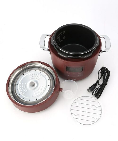 212 KITCHEN STORE / トゥーワントゥーキッチン ストア キッチンツール | 【WEB限定カラー】 リデポット 電気圧力鍋 2L RD ＜Re・De リデ＞ | 詳細4