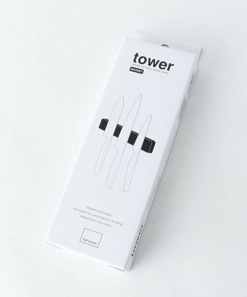 212 KITCHEN STORE / トゥーワントゥーキッチン ストア キッチンツール | マグネット＆ウォール包丁ホルダーW25 WH 山崎実業 ＜tower タワー＞ | 詳細4