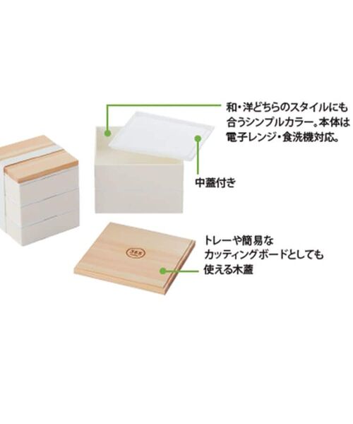 212 KITCHEN STORE / トゥーワントゥーキッチン ストア インテリア・生活雑貨・ホビー・ステーショナリー | 365methods ホームデリボックス 18cm 2段 | 詳細2