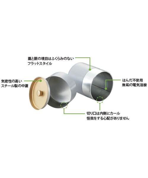 212 KITCHEN STORE / トゥーワントゥーキッチン ストア キッチンツール | 塗り缶平150g エッグシェル WH ＜にちにち道具＞ | 詳細1