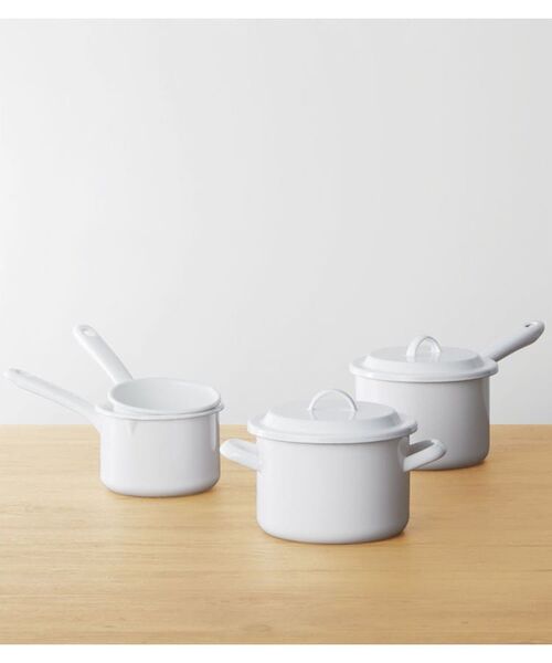 212 KITCHEN STORE / トゥーワントゥーキッチン ストア キッチンツール | キャセロール 14cm WH ＜にちにち道具＞ | 詳細1