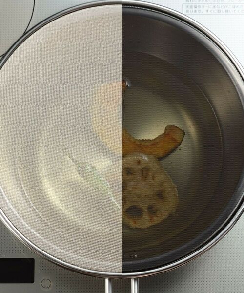 212 KITCHEN STORE / トゥーワントゥーキッチン ストア キッチンツール | メッシュ蓋で油ハネを防ぐオイルパン トング付 ＜leye レイエ＞ | 詳細7