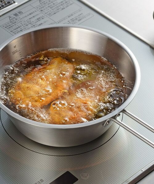 212 KITCHEN STORE / トゥーワントゥーキッチン ストア キッチンツール | メッシュ蓋で油ハネを防ぐオイルパン トング付 ＜leye レイエ＞ | 詳細8