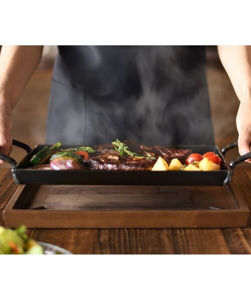 212 KITCHEN STORE / トゥーワントゥーキッチン ストア キッチンツール | 大人の鉄板 鉄板大 角蓋付き | 詳細6