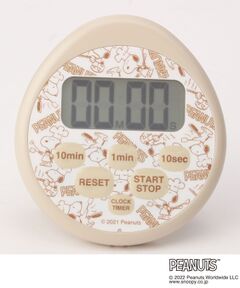 212 KITCHEN STORE / トゥーワントゥーキッチン ストア その他 | PEANUTS (ピーナッツ) 時計付防水タイマー アイボリー