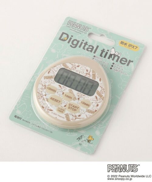 212 KITCHEN STORE / トゥーワントゥーキッチン ストア その他 | PEANUTS (ピーナッツ) 時計付防水タイマー アイボリー | 詳細3