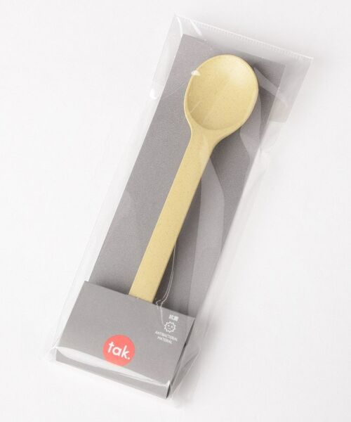 212 KITCHEN STORE / トゥーワントゥーキッチン ストア 食器 | ビオ キッズディッシュ カトラリー スプーン イエロー ＜tak. タック＞ | 詳細1