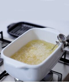 212 KITCHEN STORE / トゥーワントゥーキッチン ストア キッチンツール | 角型天ぷら鍋 WH ＜富士ホーロー＞