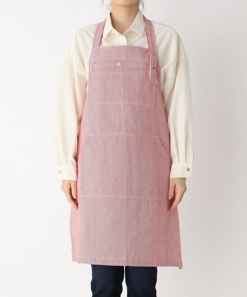 212 KITCHEN STORE / トゥーワントゥーキッチン ストア インテリア・生活雑貨・ホビー・ステーショナリー | ヒッコリーエプロン22M RD ＜212Kオリジナル＞ | 詳細1