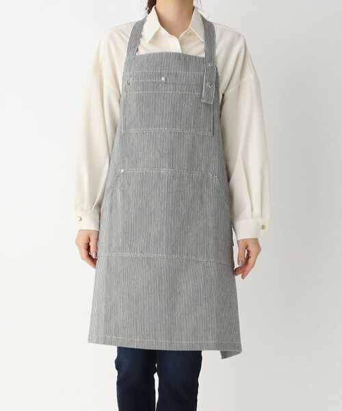 212 KITCHEN STORE / トゥーワントゥーキッチン ストア インテリア・生活雑貨・ホビー・ステーショナリー | ヒッコリーエプロン22M BK ＜212Kオリジナル＞ | 詳細1