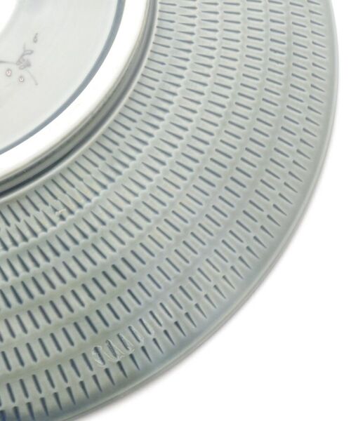 212 KITCHEN STORE / トゥーワントゥーキッチン ストア 食器 | 彫刻紋〈藍墨〉24cm皿 草林彫 | 詳細6