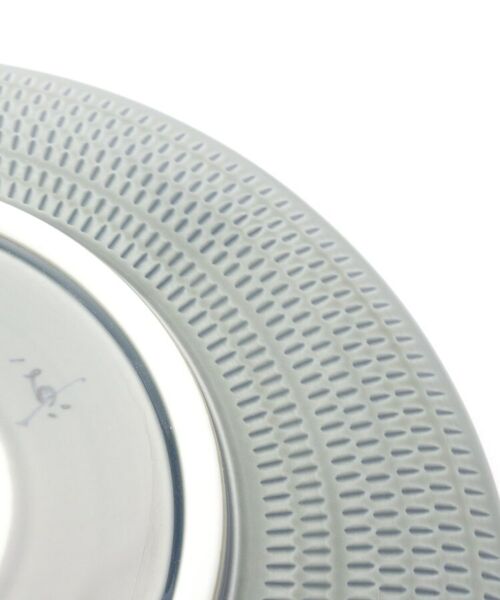 212 KITCHEN STORE / トゥーワントゥーキッチン ストア 食器 | 彫刻紋〈藍墨〉24cm皿 斜彫 | 詳細6