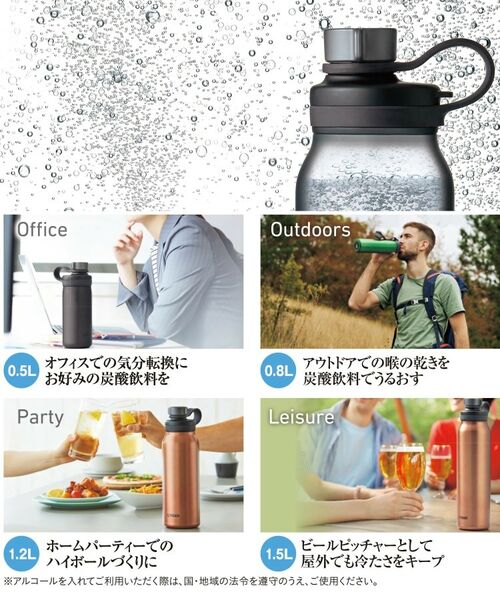 212 KITCHEN STORE / トゥーワントゥーキッチン ストア インテリア・生活雑貨・ホビー・ステーショナリー | 真空断熱炭酸 ボトル 1.5 L カッパー ＜TIGER タイガー＞ | 詳細7