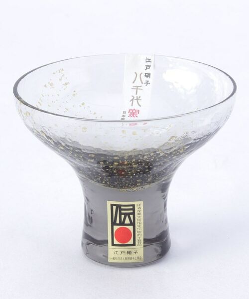 212 KITCHEN STORE / トゥーワントゥーキッチン ストア グラス・マグカップ | 江戸硝子 八千代窯 高台杯 利休鼠 95ml | 詳細1