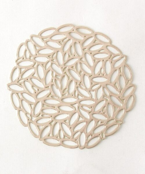 212 KITCHEN STORE / トゥーワントゥーキッチン ストア インテリア・生活雑貨・ホビー・ステーショナリー | リーフコースター4pcs ゴールド | 詳細2