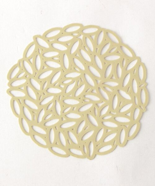 212 KITCHEN STORE / トゥーワントゥーキッチン ストア インテリア・生活雑貨・ホビー・ステーショナリー | リーフコースター4pcs ゴールド | 詳細3