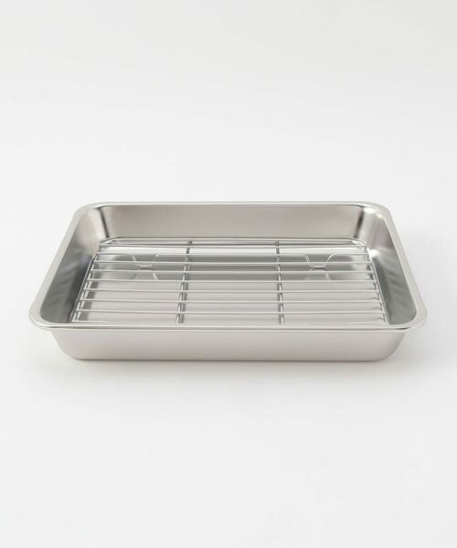 212 KITCHEN STORE/トゥーワントゥーキッチン ストア アミ付き18-8ステンレスバット 21枚取 その他 00(FREE) 212 KITCHEN STORE/トゥーワントゥーキッチン ストア アミ付き18-8ステンレスバット 21枚取 その他 00(FREE)
