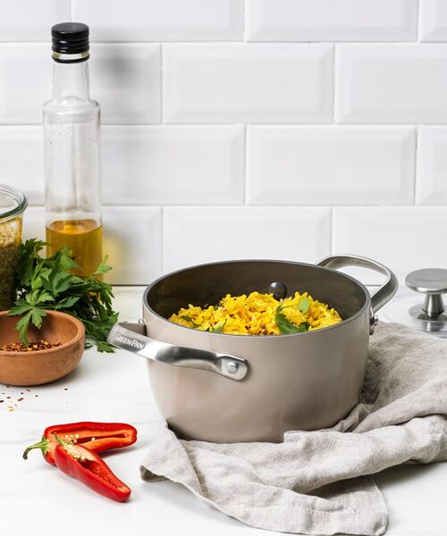 212 KITCHEN STORE / トゥーワントゥーキッチン ストア キッチンツール | マルチフードクッカー 16.5cm トープ ＜GreenPan グリーンパン＞ | 詳細1